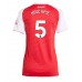 Arsenal Piero Hincapie #5 Hjemmedrakt Dame 2025-26 Kortermet